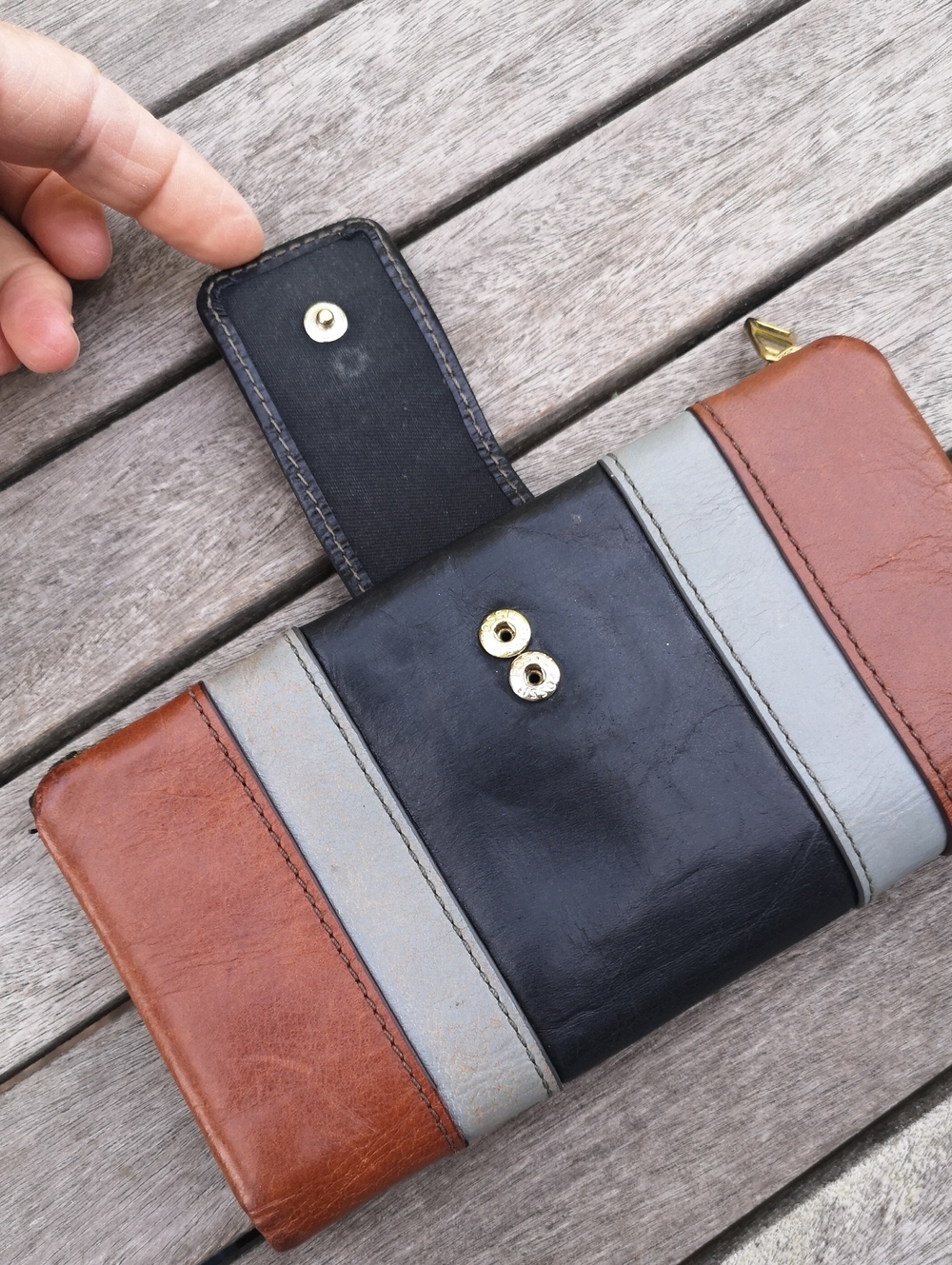 Vintage Fossil leather wallet - Picture 3 of 13